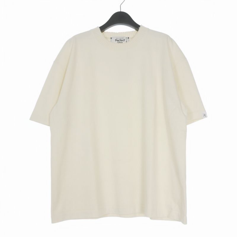 パーフェクトリブス Perfectribs 26SS Short Sleeve T Shirts クルーネックTシャツ カットソー 半袖 L アイボリー PR612010