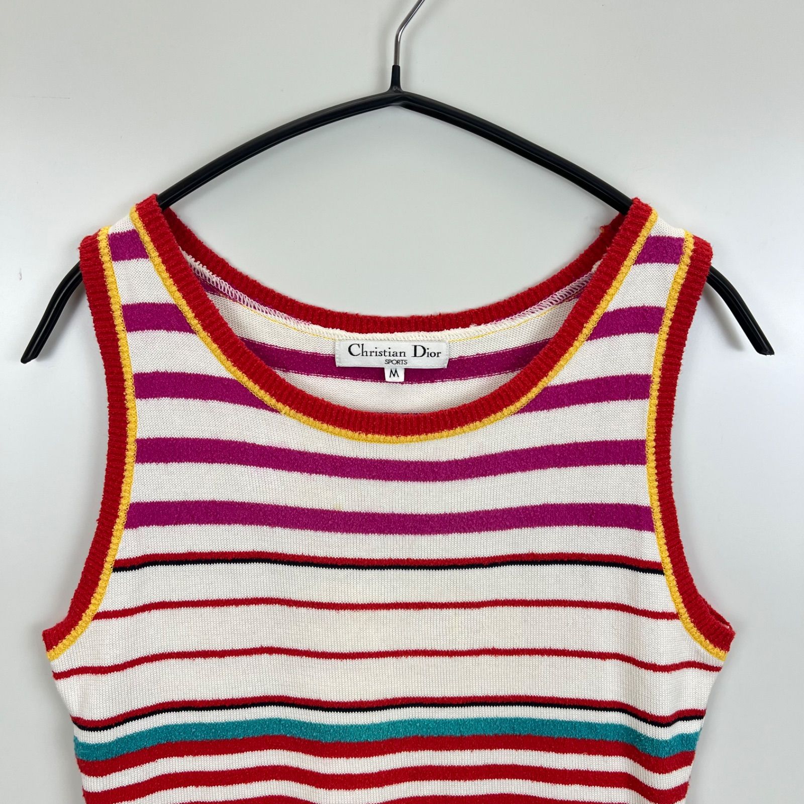 Cristian Dior SPORTS y2k Gals archive pile tank top M クリスチャン 