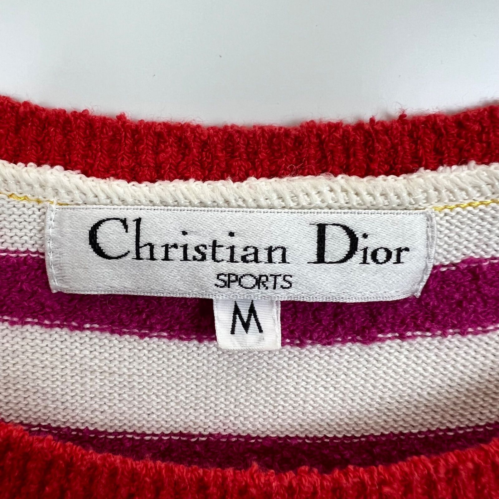 Cristian Dior SPORTS y2k Gals archive pile tank top M クリスチャン 