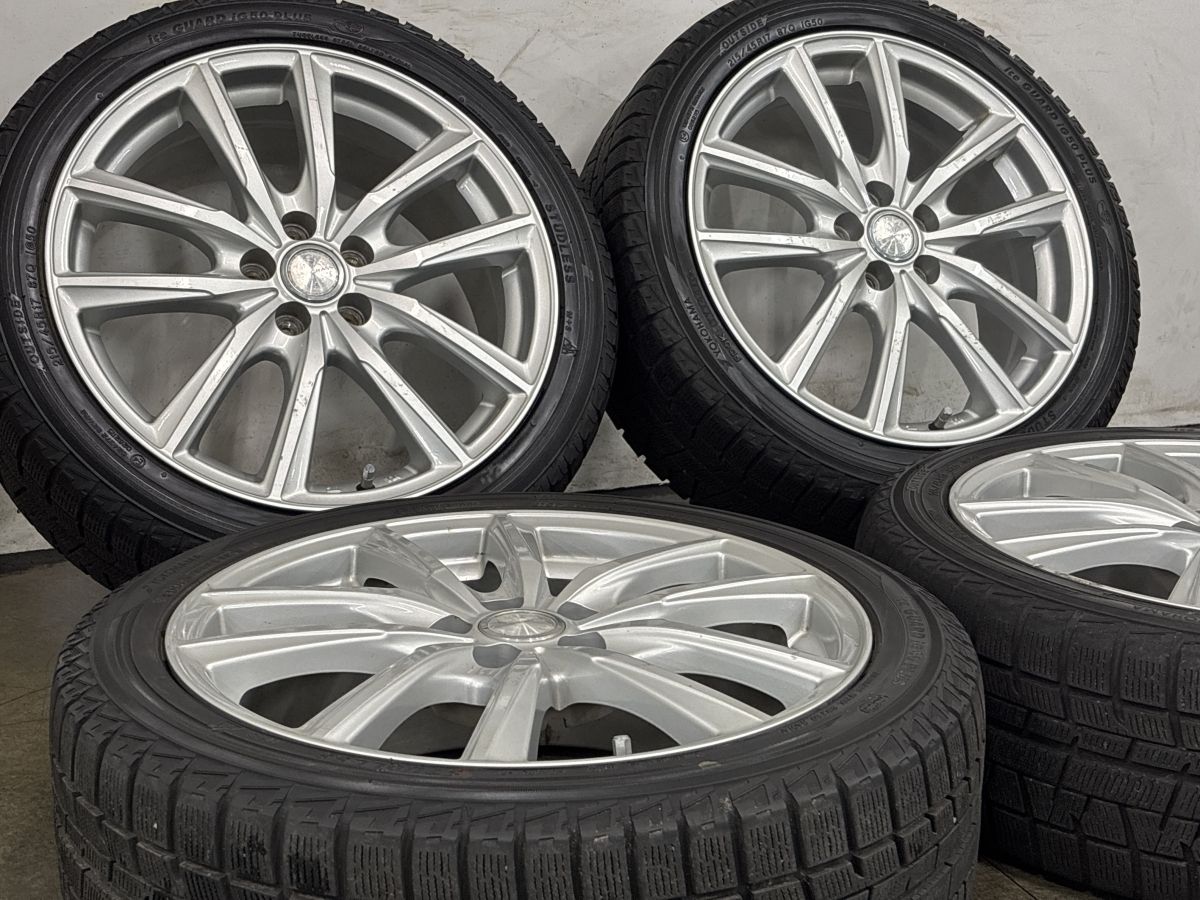 ホイールのみ販売可能】GRASS 17in 7J +48 PCD100 ヨコハマ アイス 
