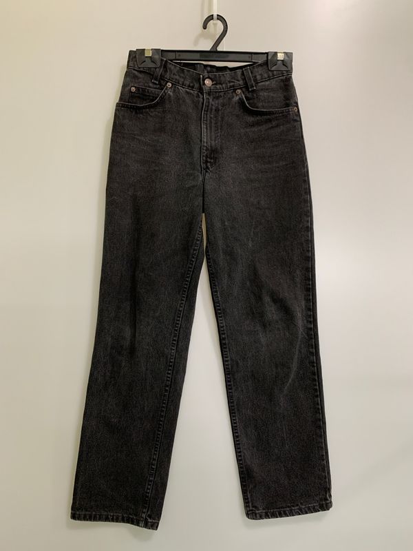 【中古品】 LEVI'S リーバイス 40750-4159 オレンジタブ 550 BLACK DENIM PANTS デニムパンツ ボトムス 【157-260508-AS-89-min】