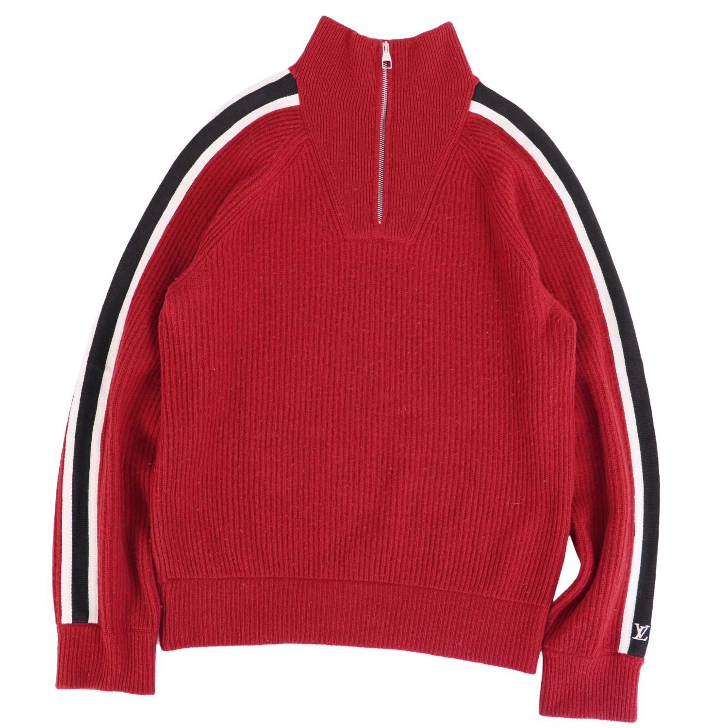 美品 ルイヴィトン LOUIS VUITTON ニット セーター ハーフジップ
