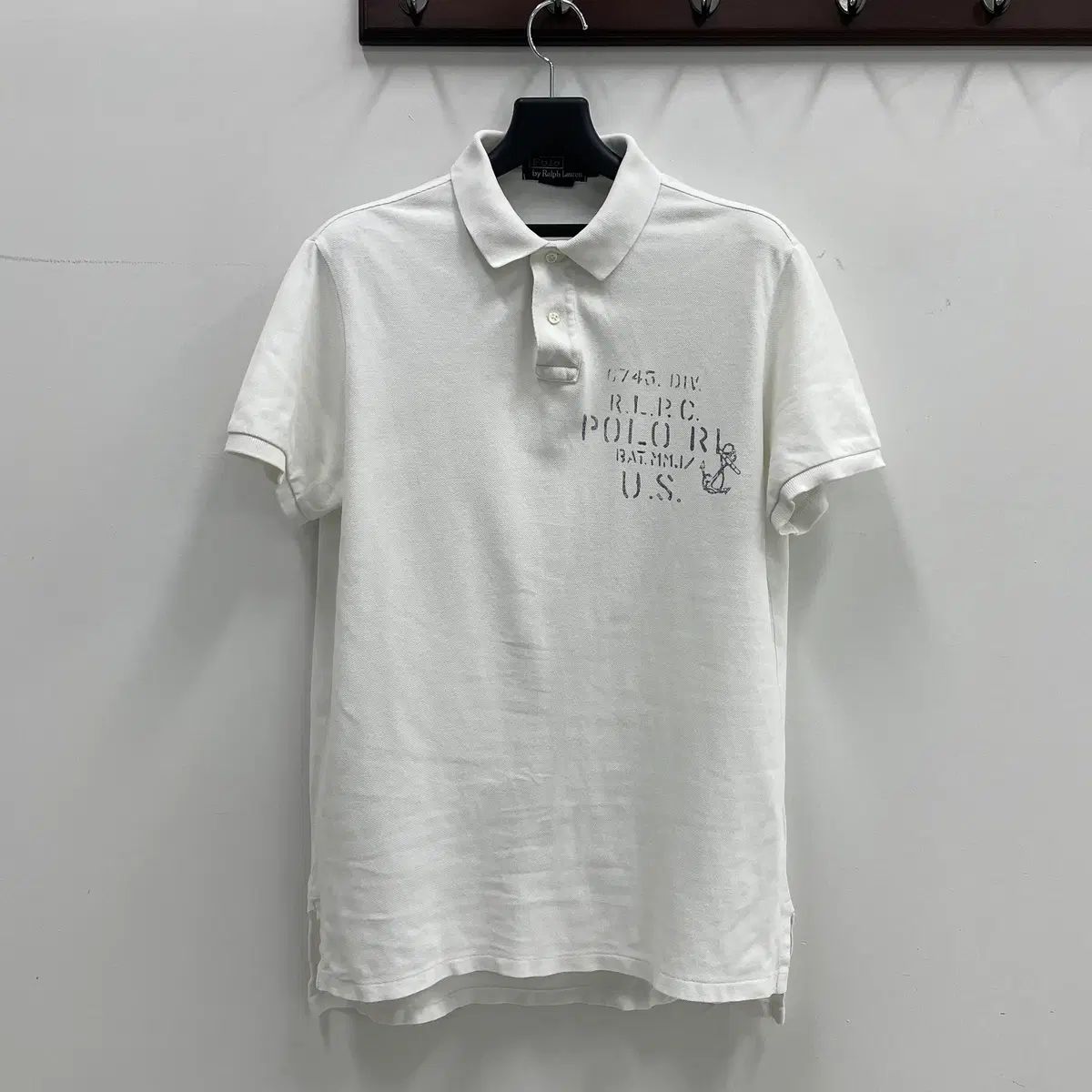 ポロ ラルフローレン ユニセックス L マリン PK ピケ 半袖 Tシャツ
