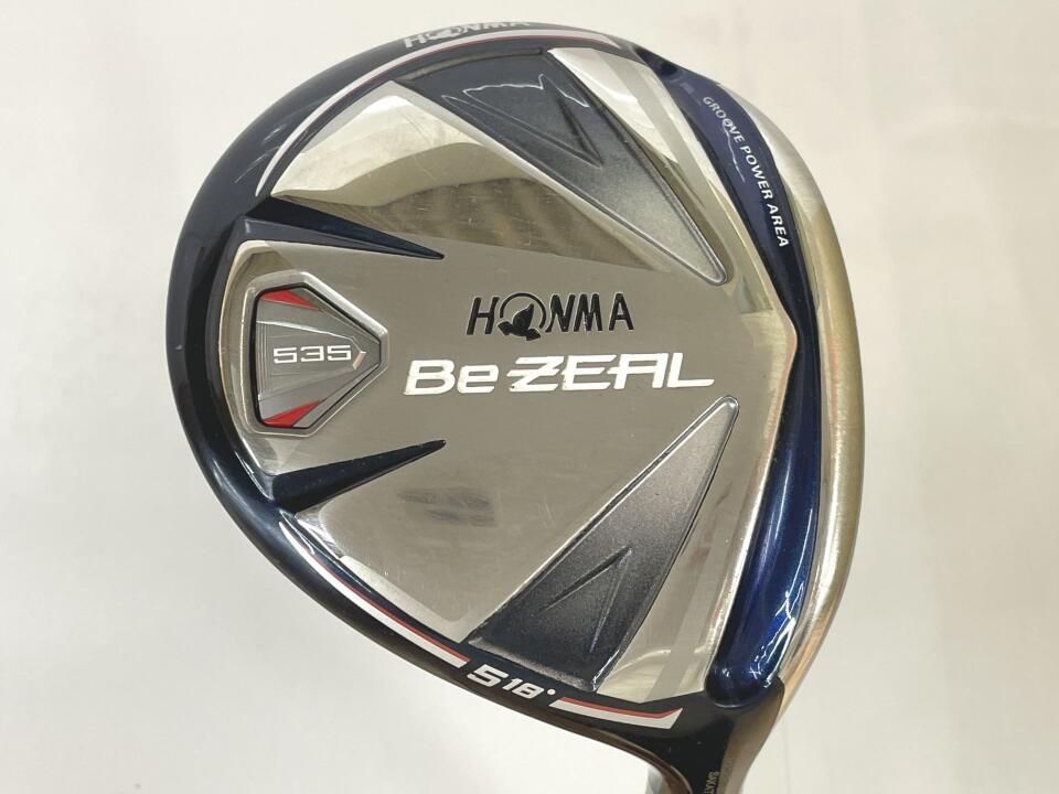 ホンマゴルフ　Be ZEAL 535　18度　VIZARD for Be ZEAL　Rフレックス　フェアウェイウッド　中古　ゴルフドゥ！岡山青江店【最短即日発送】
