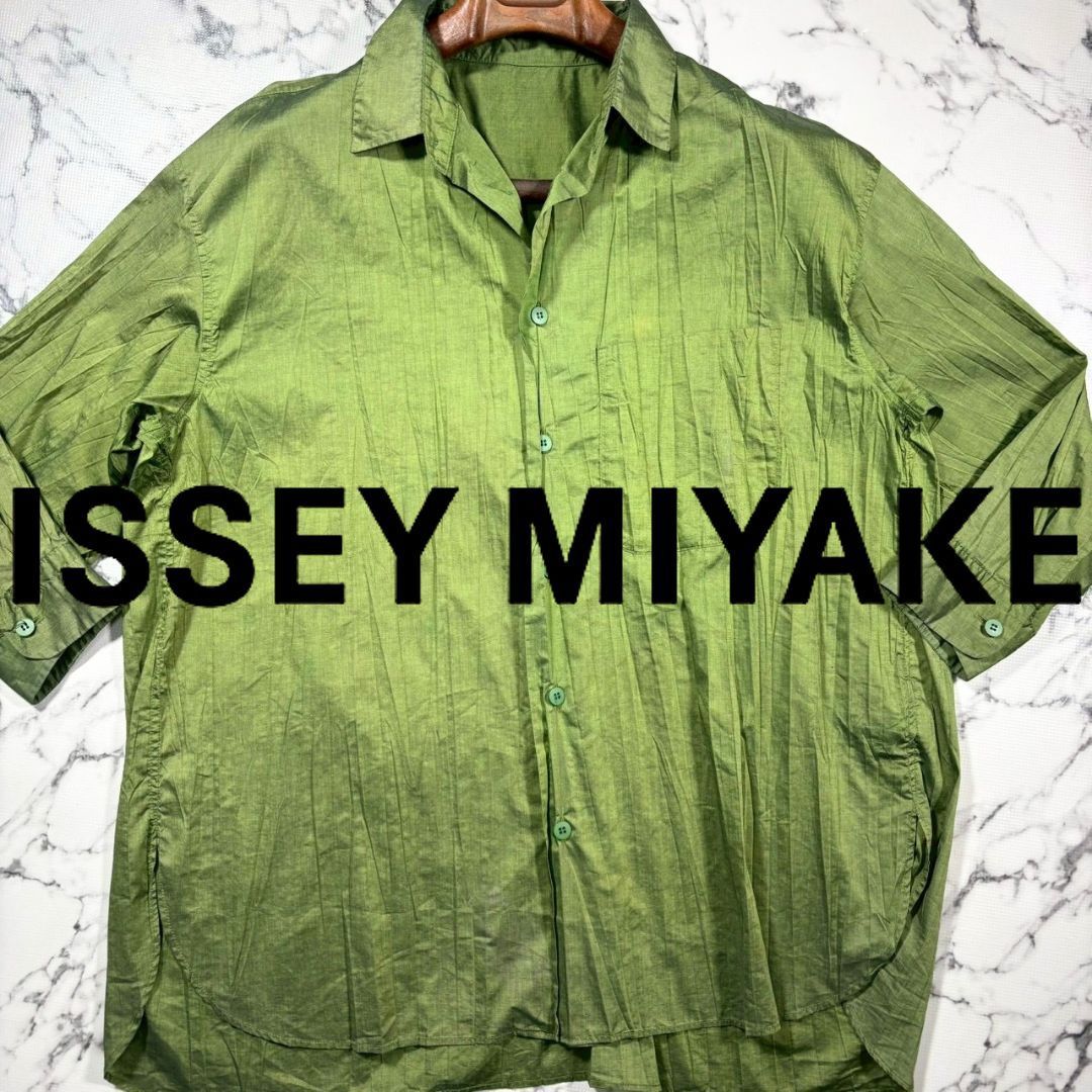 ✨97年春製/極美品/プリーツ加工✨M(XL位) ISSEY MIYAKE 抹茶 14,058円