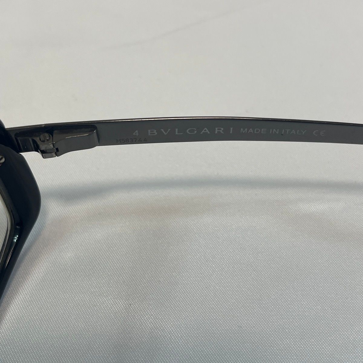 【229151】BVLGARI ブルガリ 度入り眼鏡 メガネ 4 711 501 56口19 130 イタリア製 ブラック - メルカリ