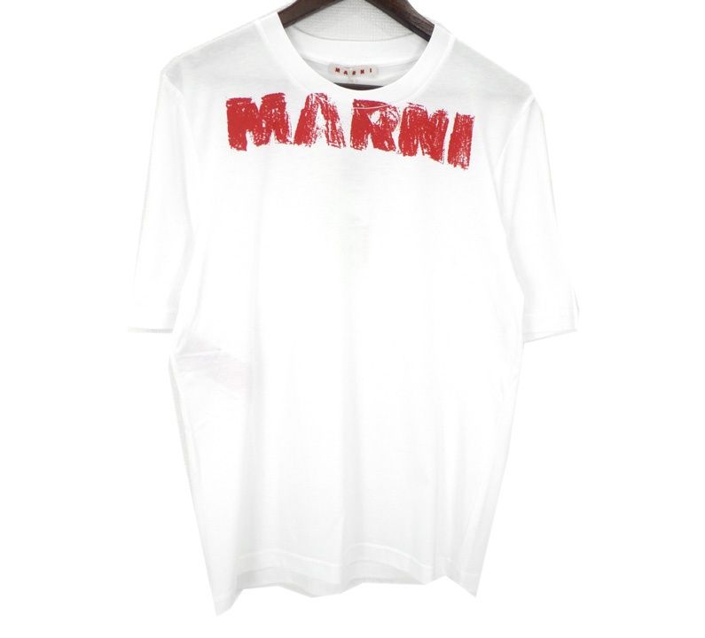 マルニ MARNI 【 MARNI MONOLITH JERSEY HUMU0348P0 】 モノリス ジャージー 半袖 Tシャツ 49827