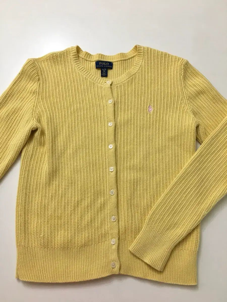 ポロラルフローレン カーディガン イエロー XL