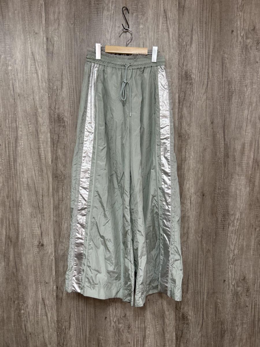 LA BELLE ETUDE ラベルエチュード サイドライン フリル パンツ size1/ライトグリーン ■◇ レディース