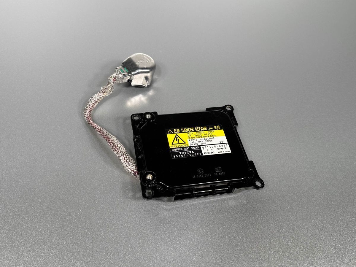 良品 クラウン GRS200 GRS202 GWS204 レクサス LS460 USF40 マークX GRX120 純正 HIDバラスト 85967-52020 031100-0297 片側 1個 管理35478