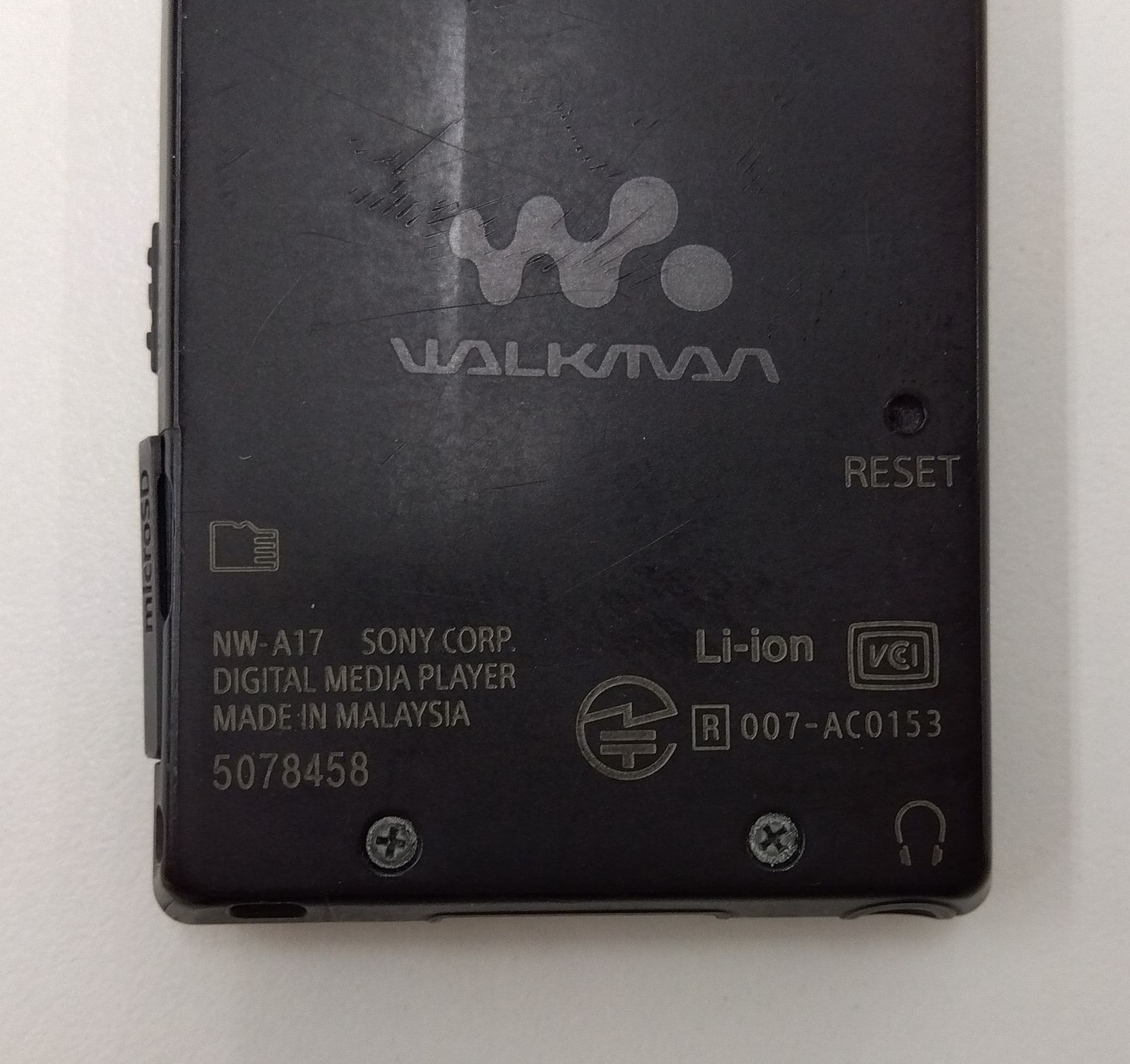 中古品・現状品】SONY ソニー ウォークマン NW-A17 初期化済み 動作品