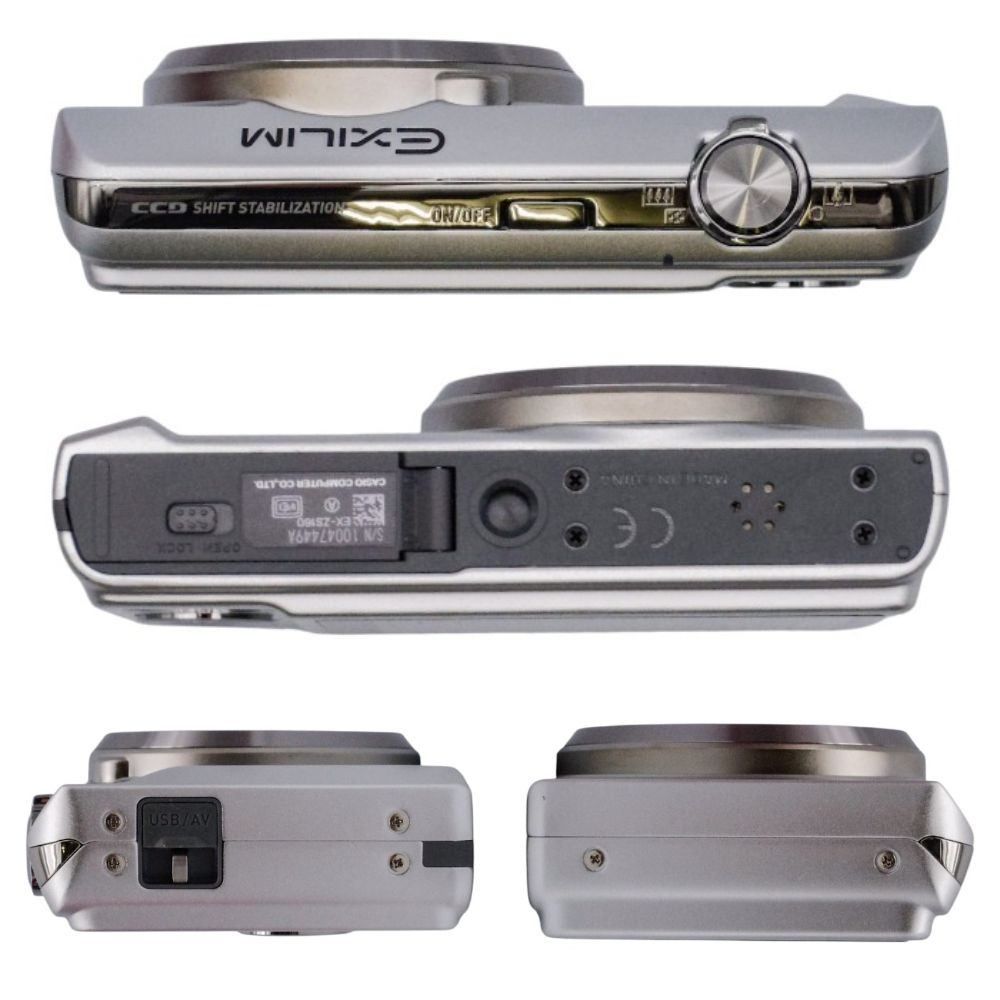 CASIO EXILIM デジタルカメラ 1610万画素CCD 広角24mm 光学12.5倍