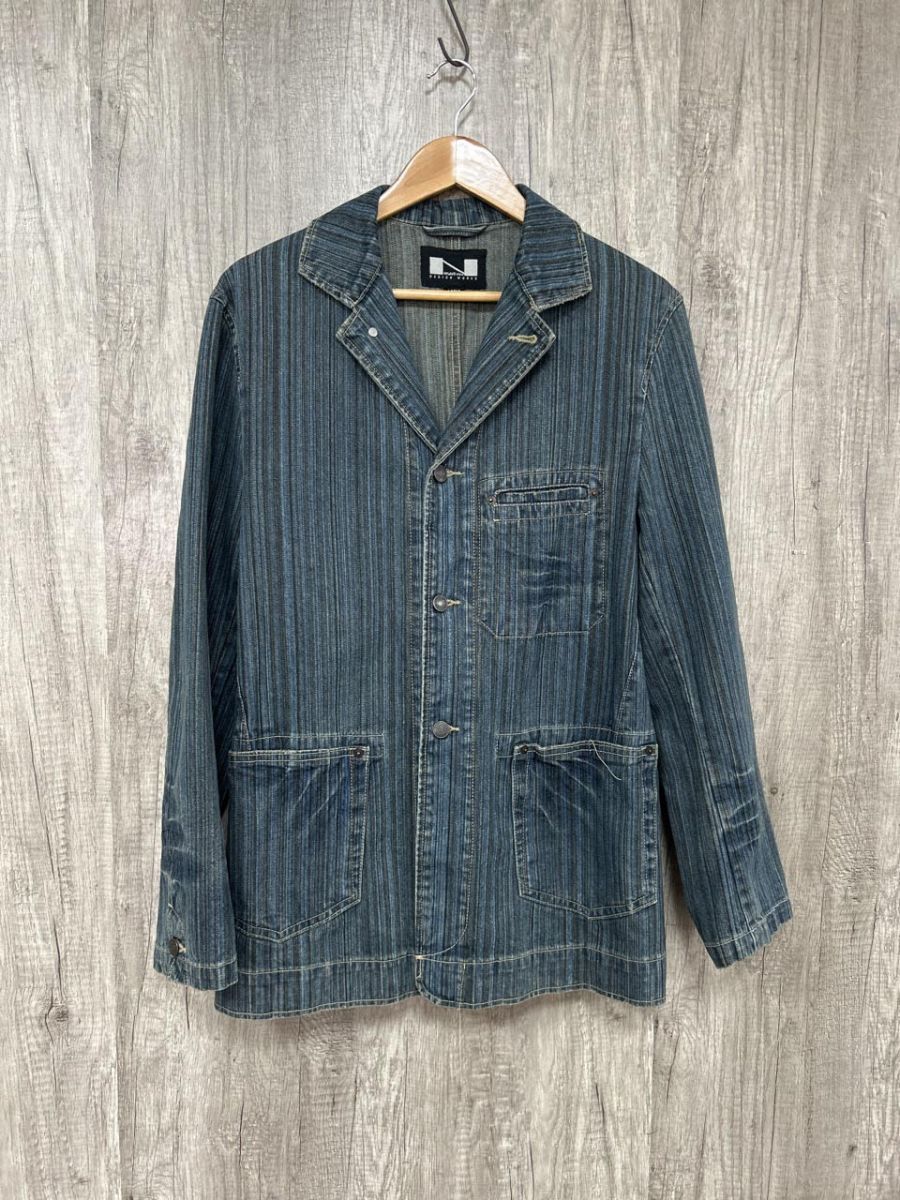 design warks デザインワークス Gジャン デニム ジャケット sizeL/青 ■◇ レディース