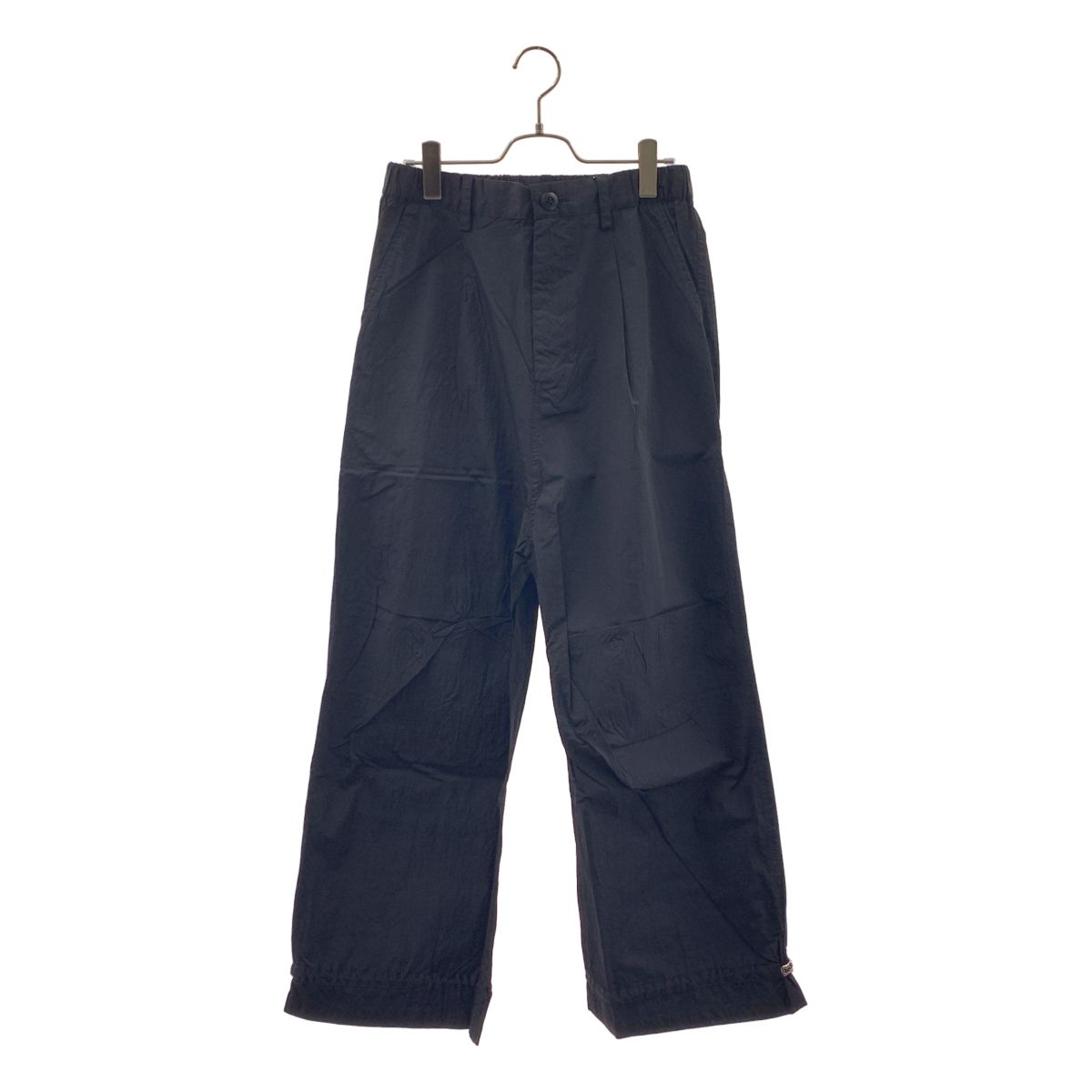 【新品】 prasthana / プラスターナ | parachute over trousers パラシュート オーパーパンツ | 1（M） | ブラック | メンズ