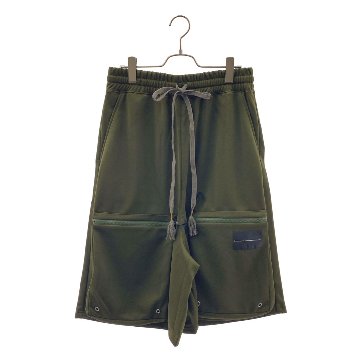 【新品】 prasthana / プラスターナ | tech jersey combat shorts_4hole ジャージ コンバット ショートパンツ | 2（L） | オリーブ | メンズ