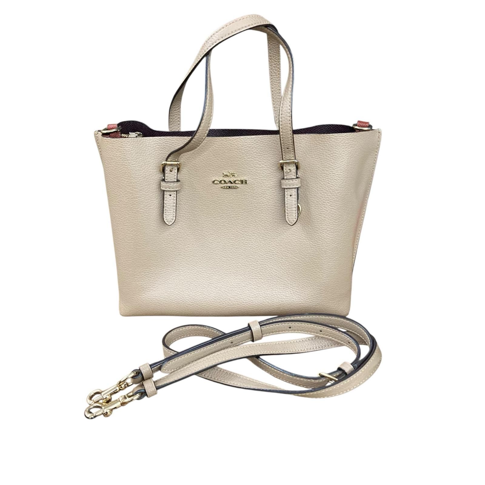 180053 COACH コーチ モリートート　ハンドバッグ　ショルダーバッグ　2way C4084 グレージュ