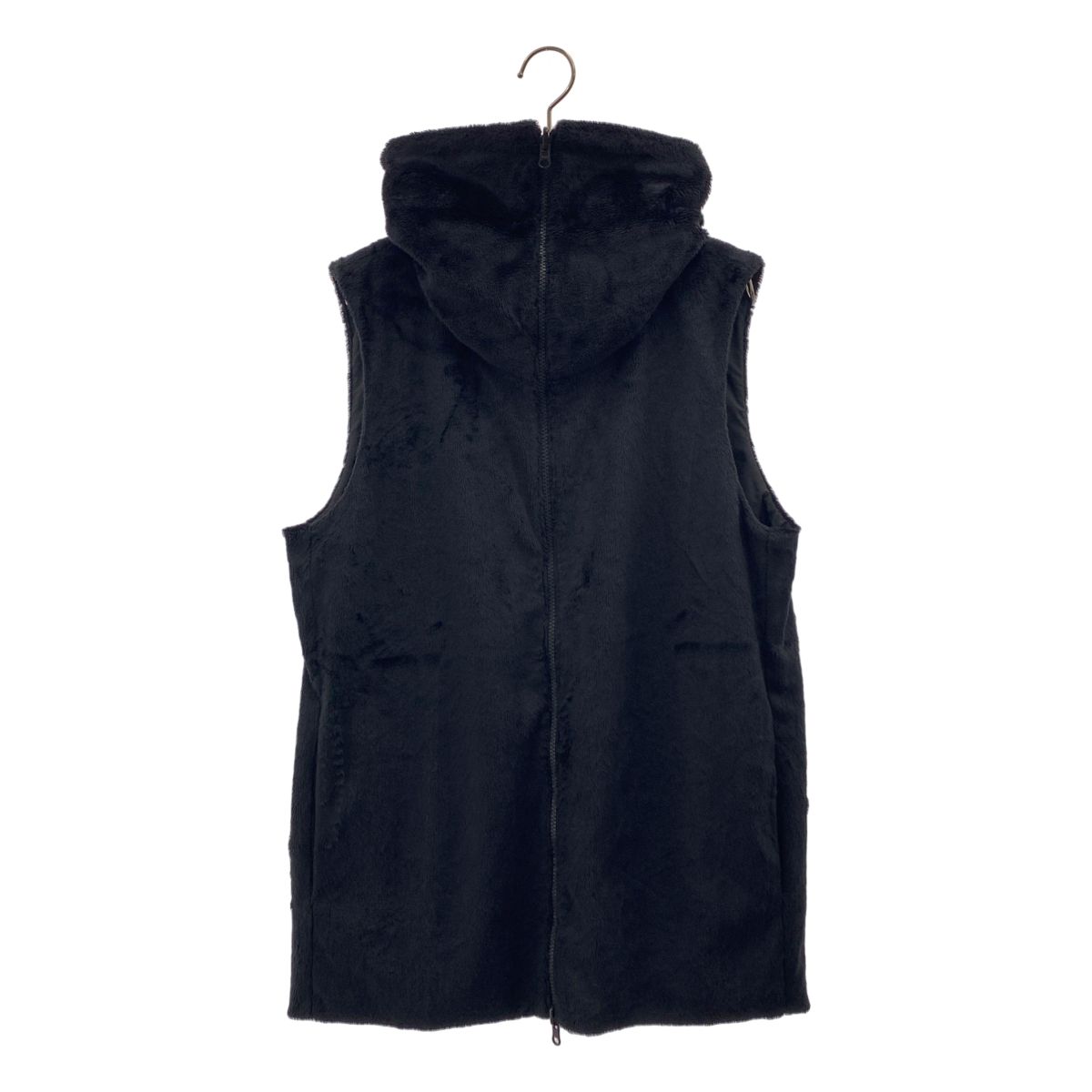 【新品】 prasthana / プラスターナ | super high neck vest ボアフリース スーパーハイネック ベスト | 1（M） | ブラック | メンズ
