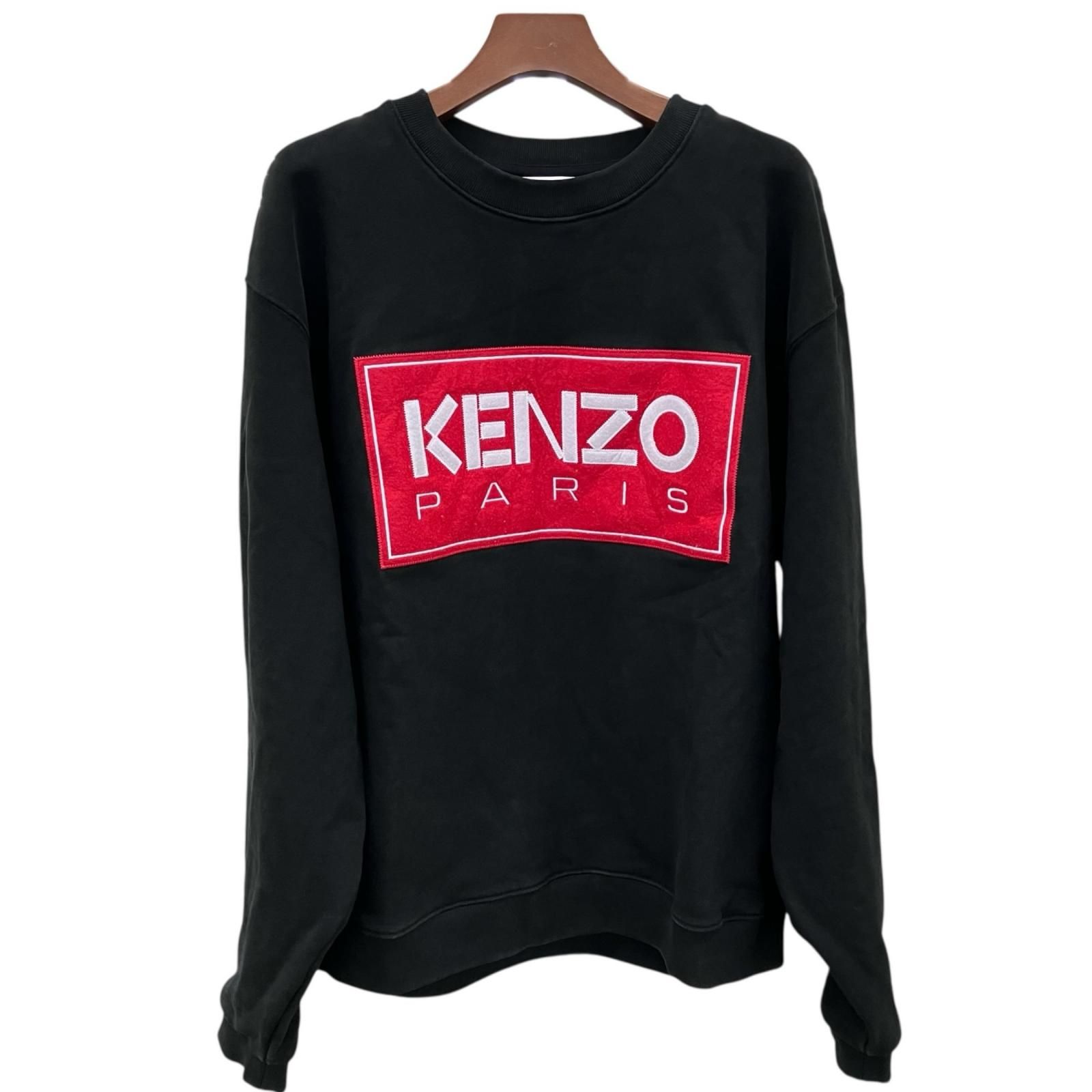 186005 現状品 KENZO ケンゾー スウェット フロントロゴ トレーナー 