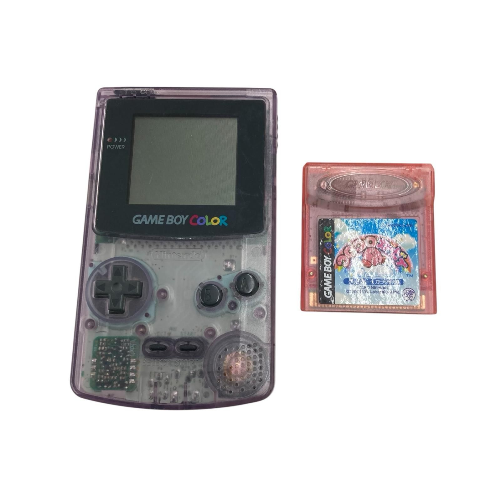 186000 現状品 Nintendo 任天堂 ニンテンドウ ゲームボーイカラー コロコロカービィセット パープル