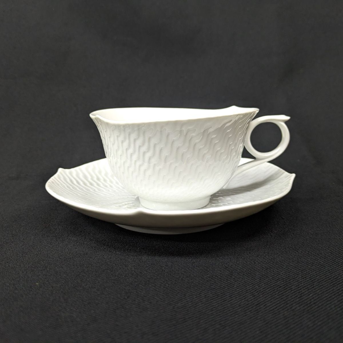 未使用 Meissen/マイセン 波の戯れ 6客セット ティーカップ 