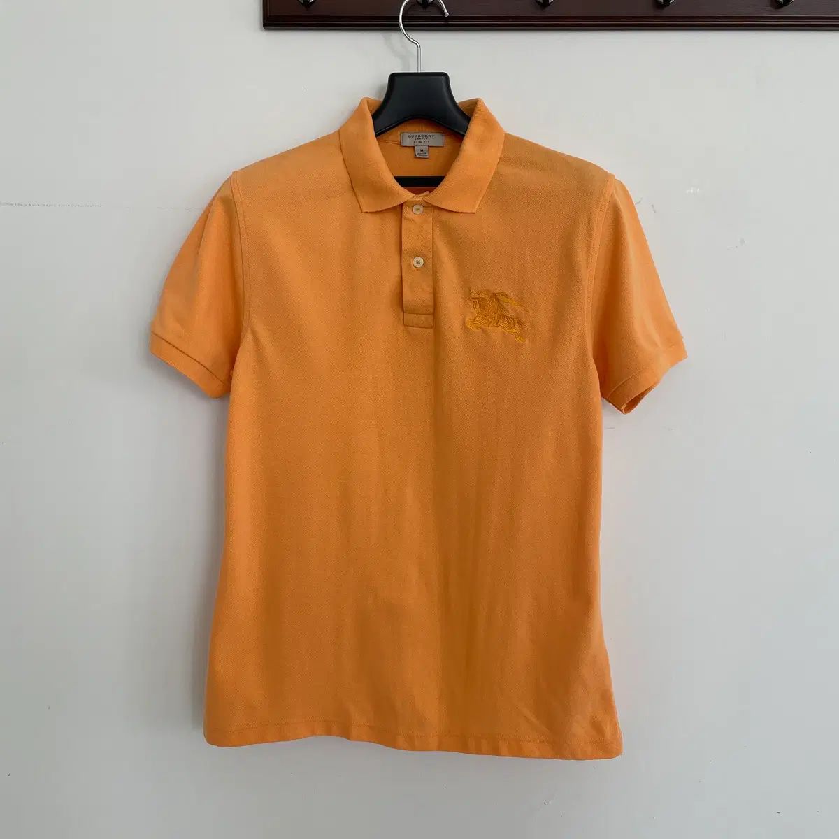 BURBERRY ユニセックス M-L オレンジ PK ピケ 半袖 Tシャツ