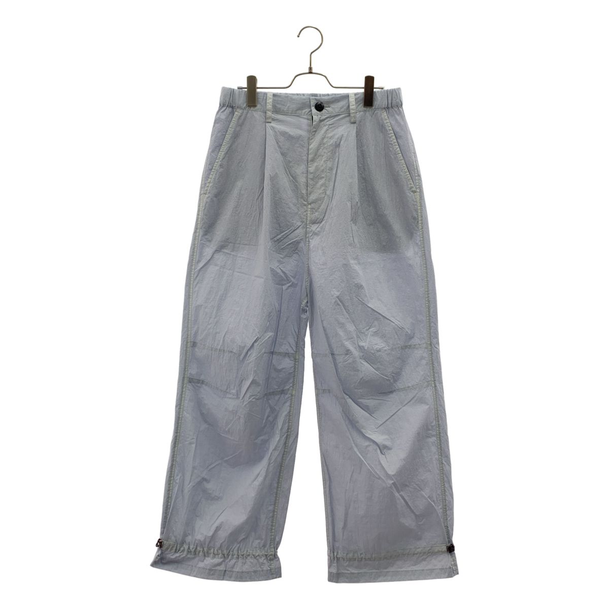 【新品】 prasthana / プラスターナ | parachute over trousers パラシュート オーパーパンツ | 1（M） | ライトグレー | メンズ 13,386円