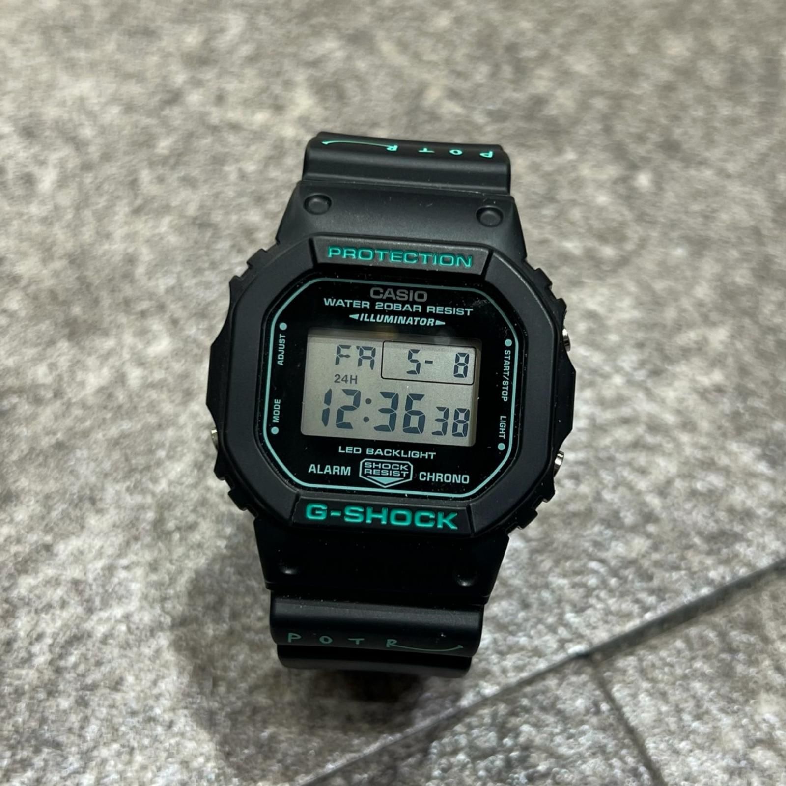 未使用 G-SHOCK × POTR DW-5600 デジタル腕時計 コラボ ジーショック 
