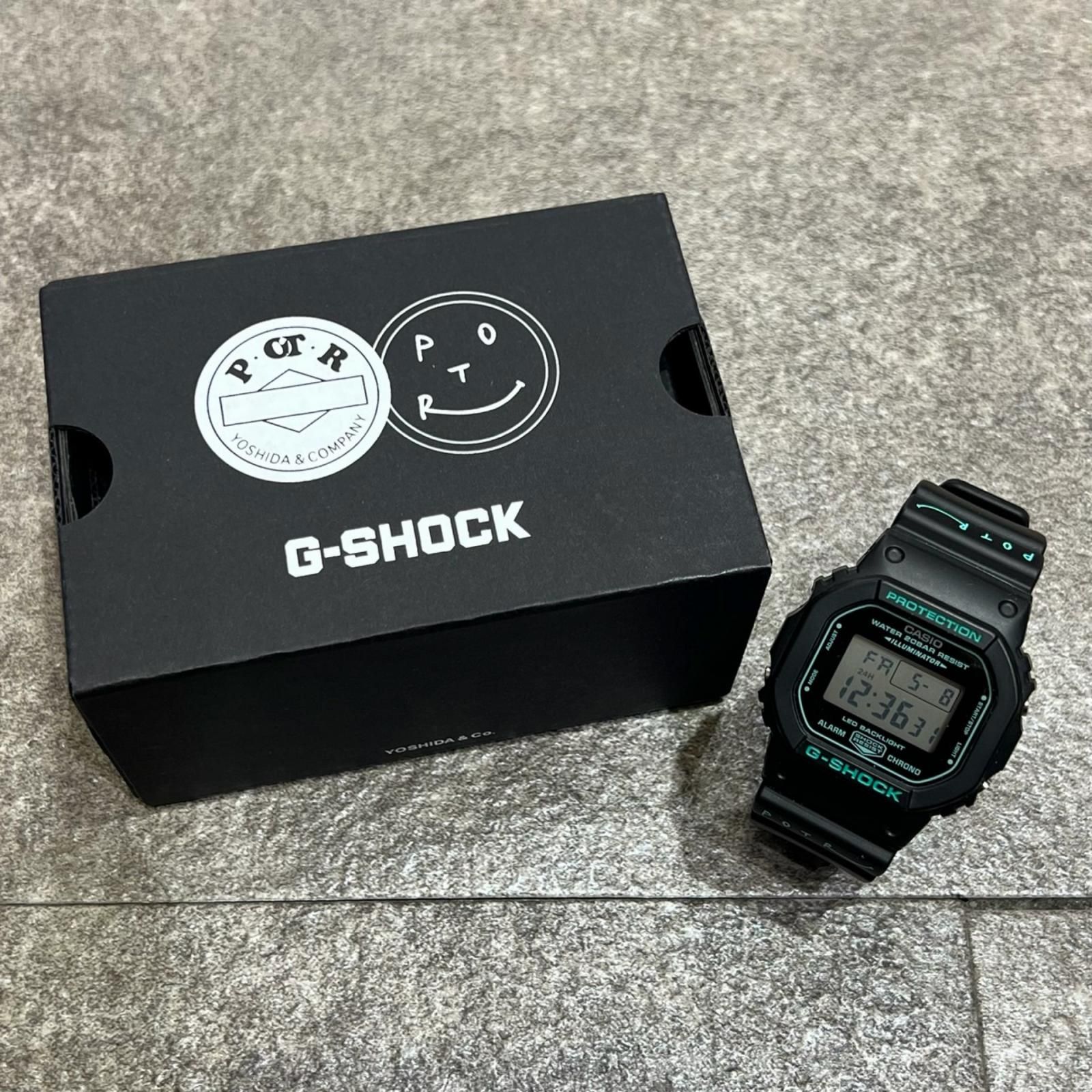 未使用 G-SHOCK × POTR DW-5600 デジタル腕時計 コラボ ジーショック 未使用 G-SHOCK × POTR DW-5600 デジタル腕時計 コラボ ジーショック