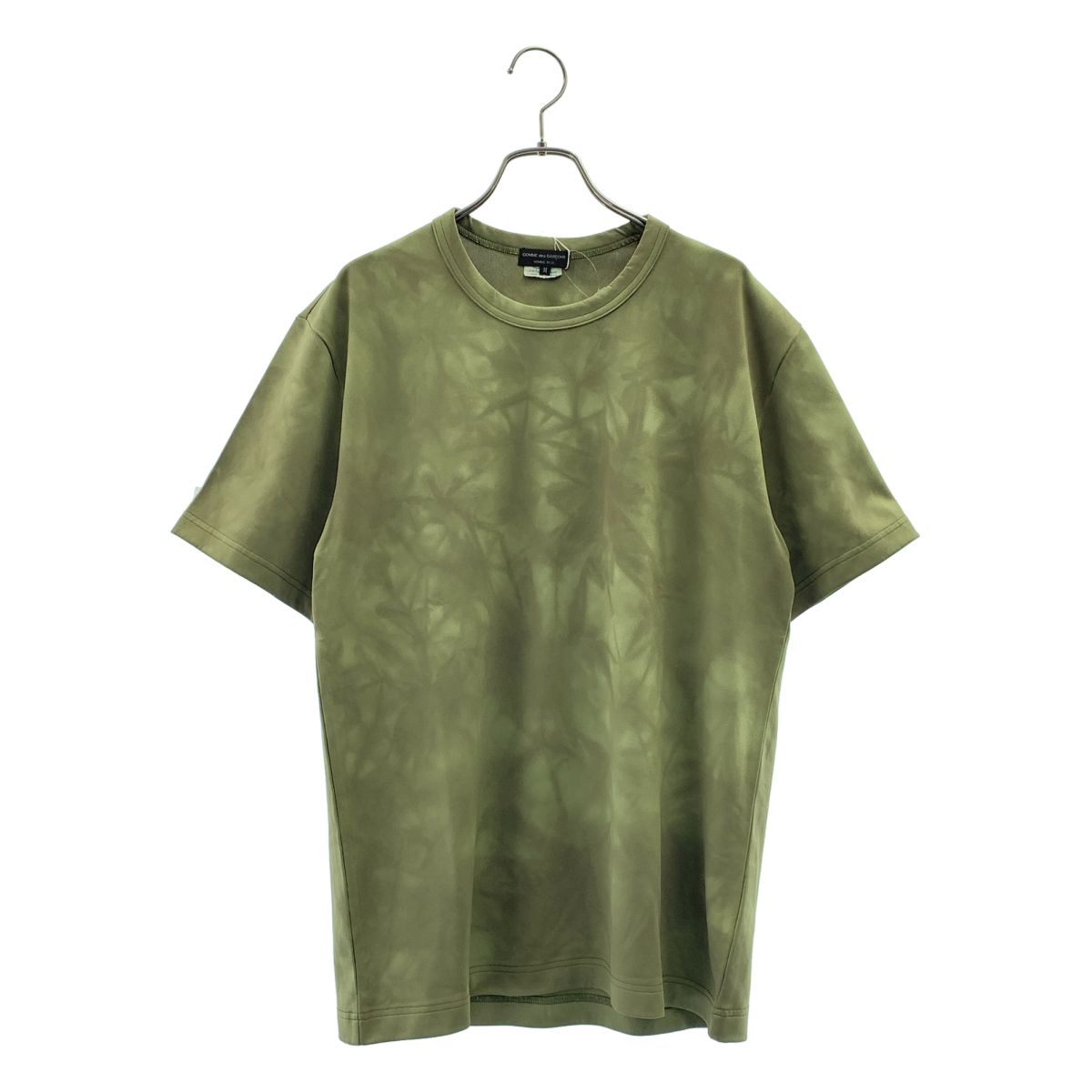 【美品】 COMME des GARCONS HOMME PLUS / コムデギャルソンオムプリュス | 2025AW | 製品加工 タイダイ クルーネックカットソー | M | カーキ | メンズ