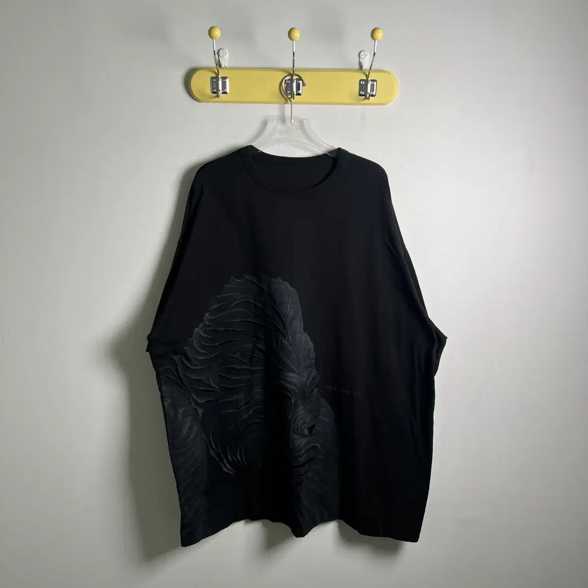ジュンジ x シュー クレット マキシム ゴリラ 刺繍 オーバーサイズ 半袖 Tシャツ
