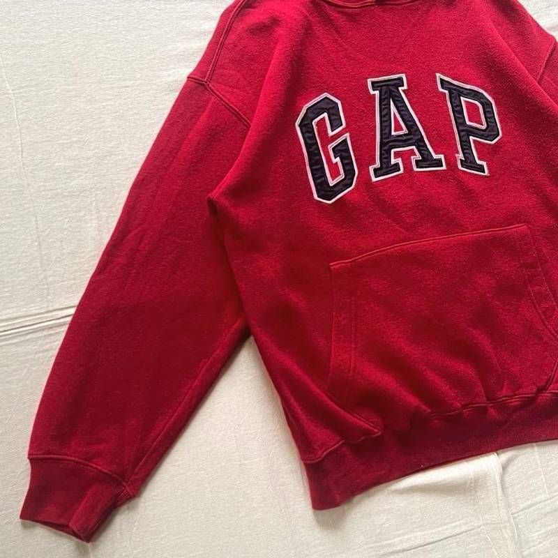 90s OLD GAP ワッペン刺繍 スウェットパーカー archive Y2K 【公式通販】