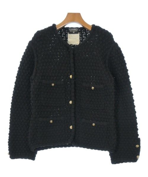 CHANEL ノーカラージャケット レディース 【古着】【中古】【送料無料】