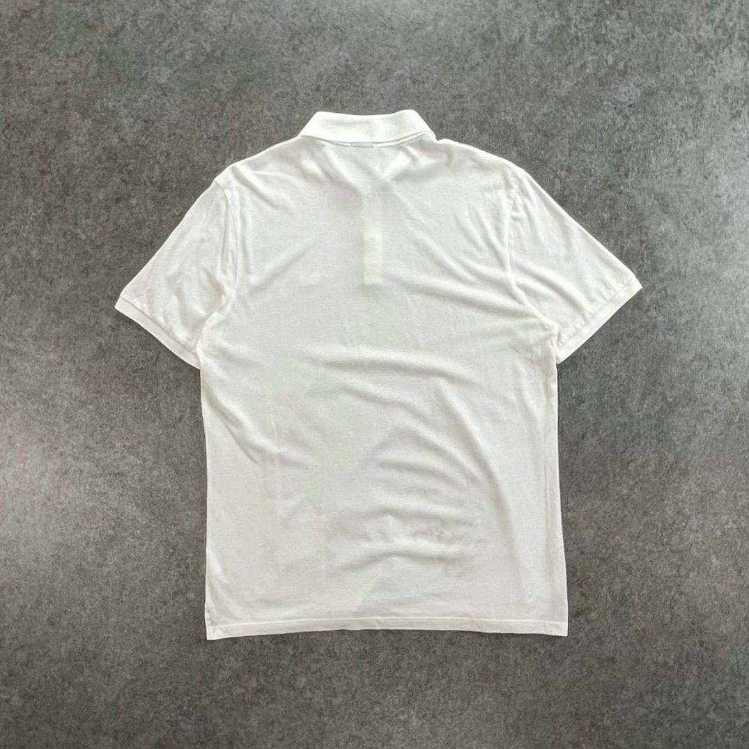 新品✨【HUGO BOSS】半袖ポロシャツ ピマコットン ホワイト L サイズ HUGO BOSS (ヒューゴボス) メンズ ポロシャツ 半袖 袖ライン ハーフ