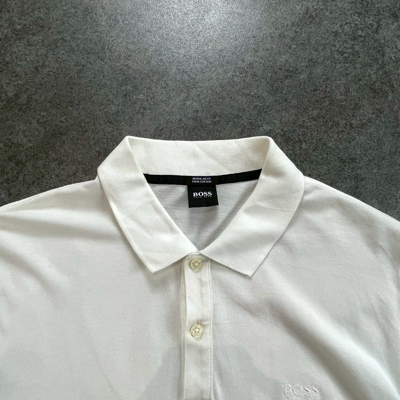 HUGO BOSS REGULAR FIT PIMA COTTON ヒューゴボス 半袖 ポロシャツ