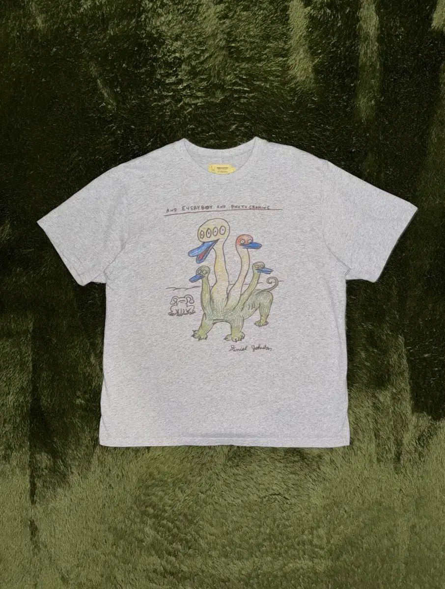 L ディスイズネバーザット x ダニエル(DANIELLE) ジョーン ダック Tシャツ ヘザー グレー