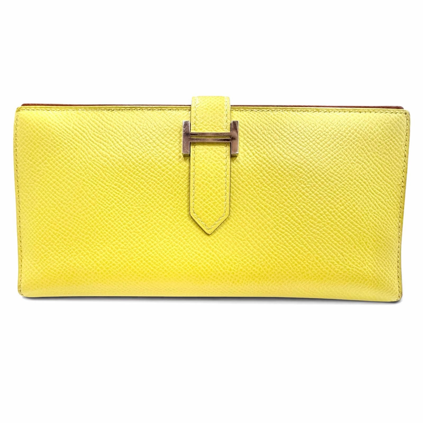 美品◇HERMES エルメス ベアンスフレ ヴェルソ ヴォーエプソン ライム 