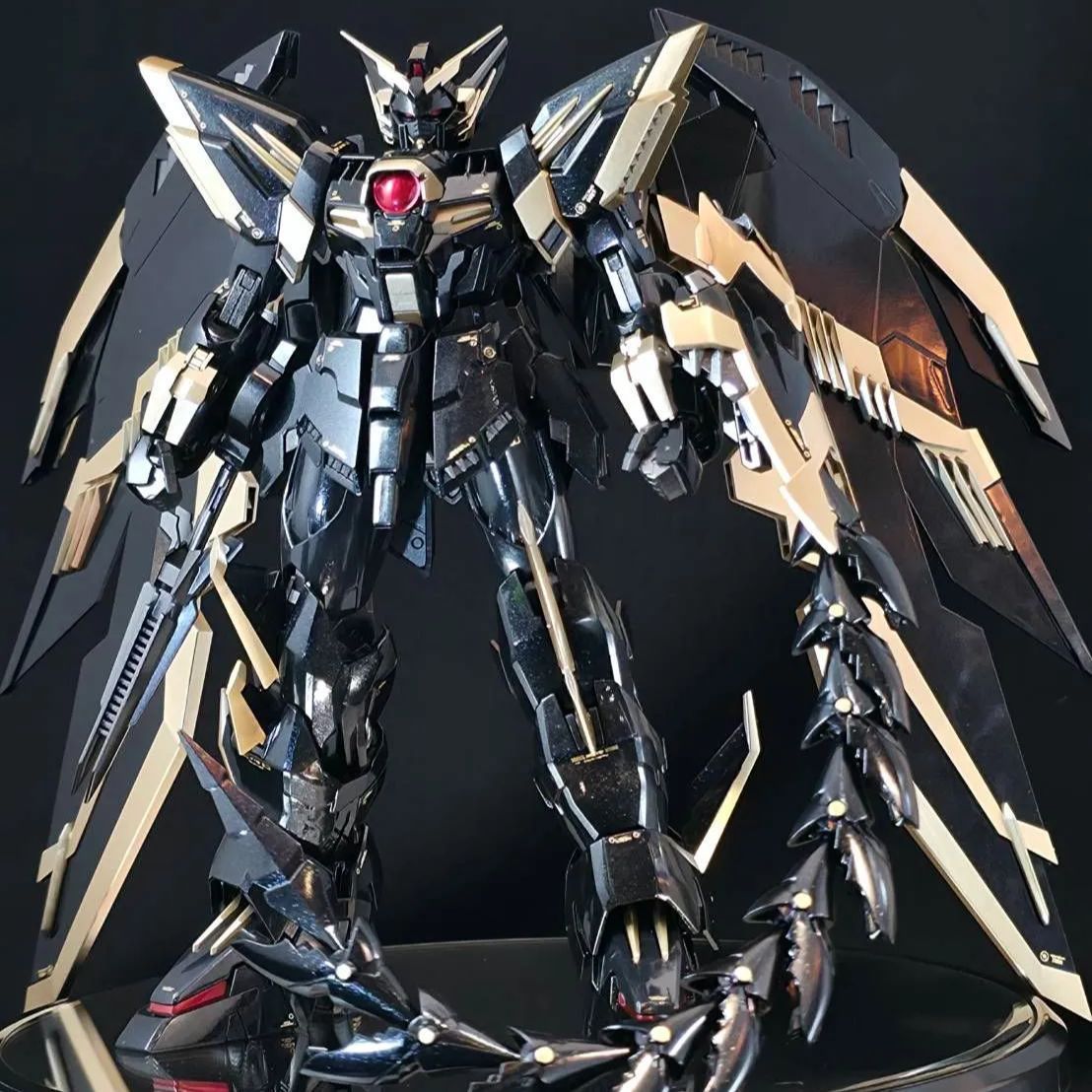 MG 1/100 Gundam Epyon ガンダムエピオン ガンプラ キャンディー塗装 完成品 オリジナル偏光ビーム刃付属
