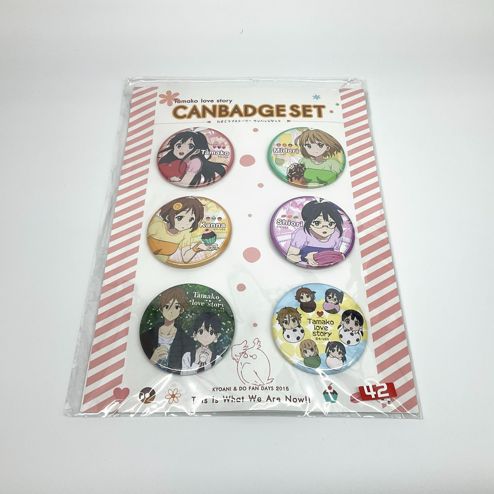 たまこまーけっと 缶バッジ 第2回京アニ＆DOファン感謝祭 たまこラブストーリー ☆ たまこまーけっと 缶バッジ 第2回京アニ＆DOファン感謝祭 たまこ