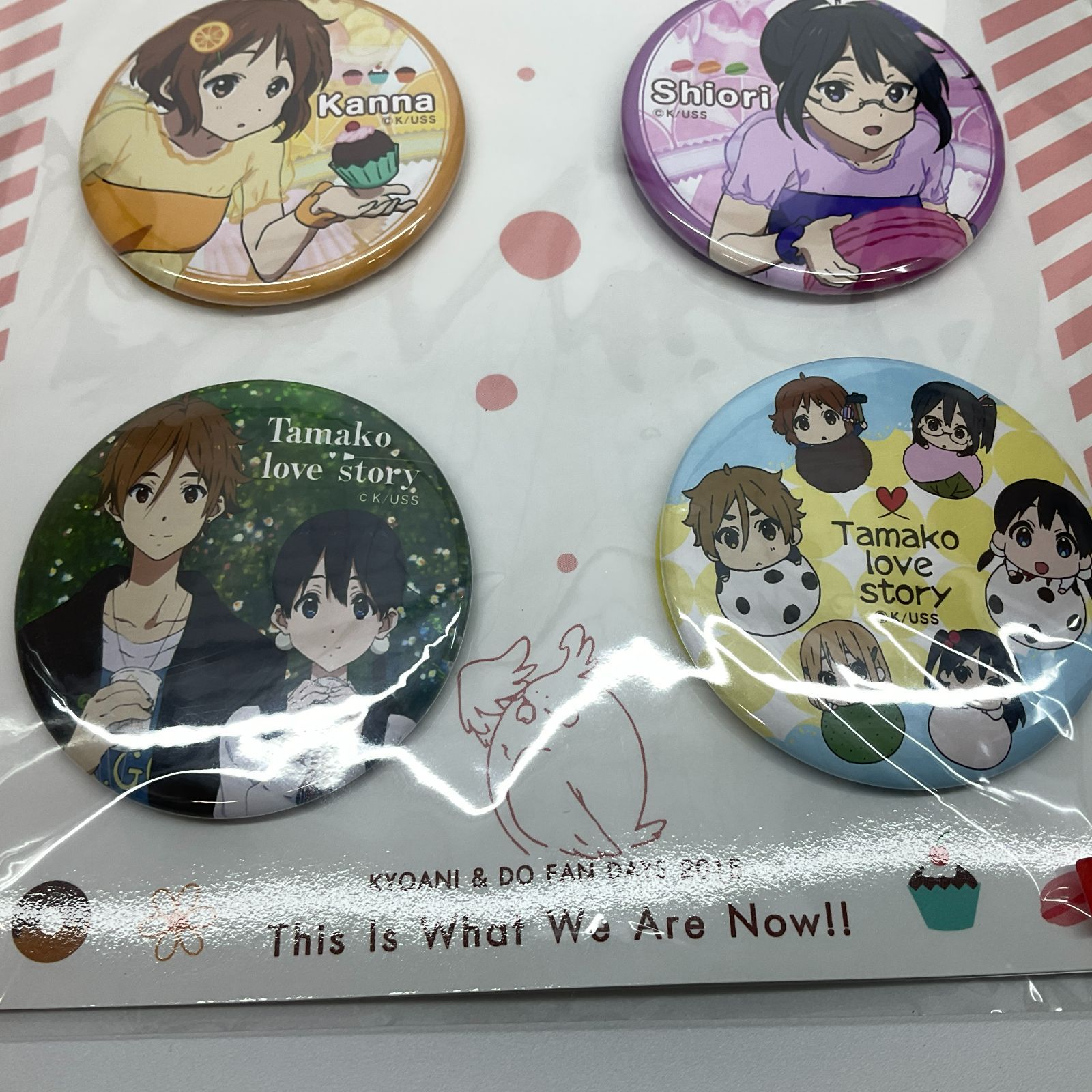 たまこまーけっと 缶バッジ 第2回京アニ＆DOファン感謝祭 たまこラブストーリー ☆ たまこまーけっと 缶バッジ 第2回京アニ＆DOファン感謝祭 たまこ