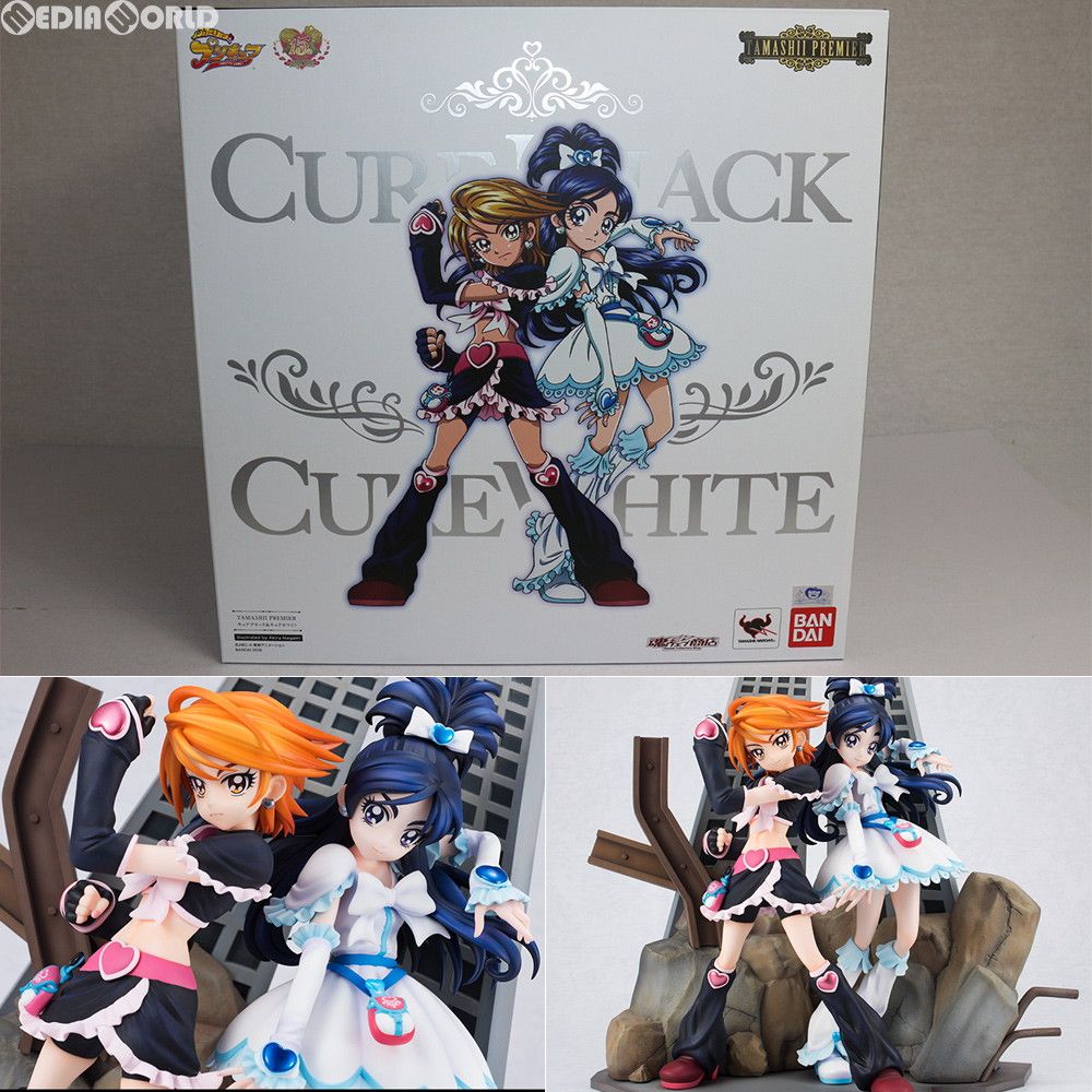 魂ウェブ商店限定 TAMASHII PREMIER キュアブラック&キュアホワイト ふたりはプリキュア 完成品 フィギュア バンダイ