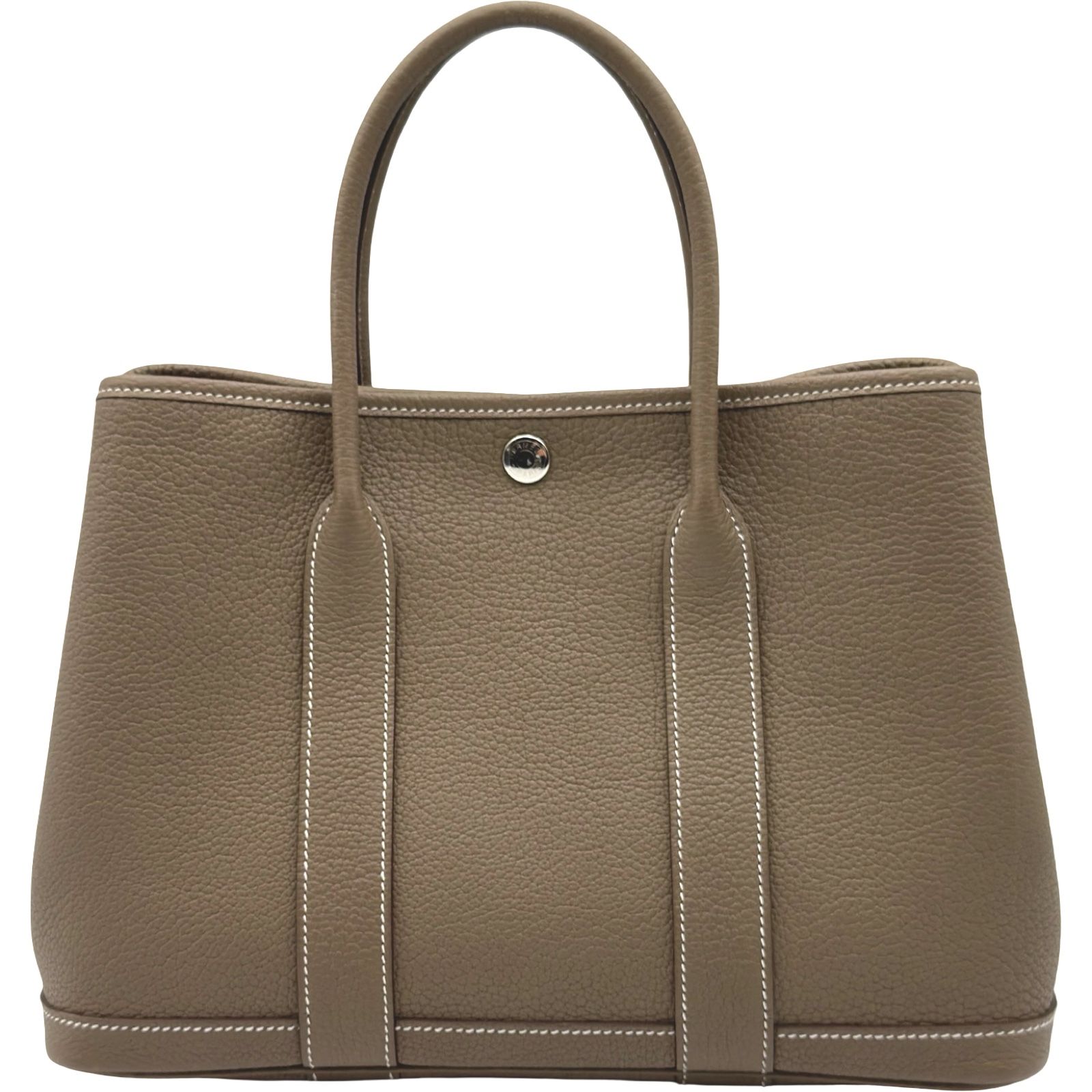 エルメス HERMES ガーデンパーティTPM U刻 エトゥープ ネゴンダ レディース ハンドバッグ トートバッグ