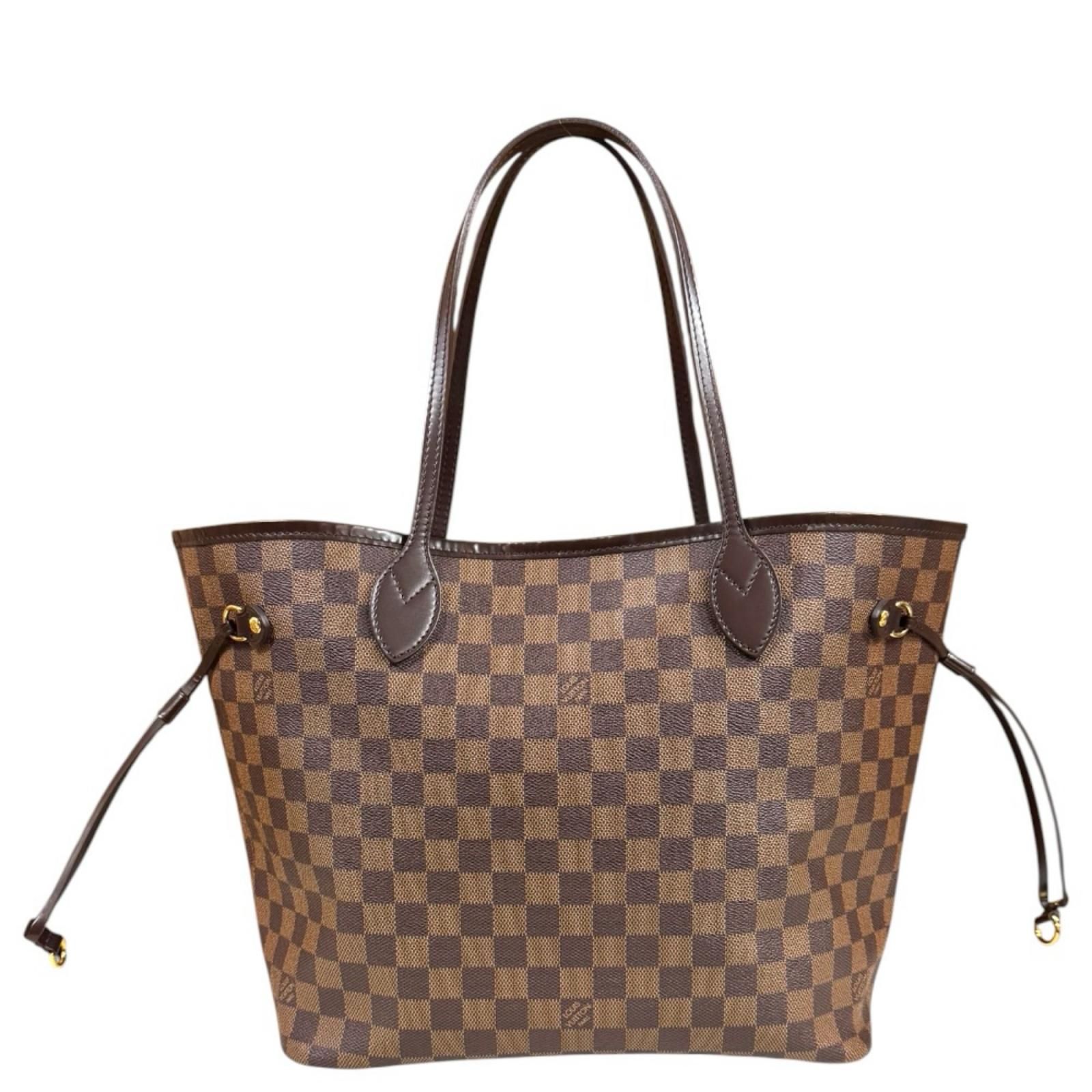 ルイヴィトン ネヴァーフルMM ダミエ トートバッグ ダミエキャンバス N51105 ブラウン レディース LOUIS VUITTON 中古 ルイヴィトン ルイ ヴィトン
