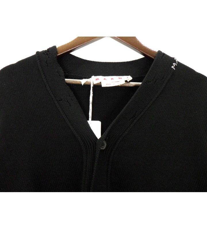 マルニ MARNI CDMG0136A0 カーディガン マルニ MARNI 【 DISHEVELLED COTTON GAUGE 5 CDMG0136A0 】 ロゴ