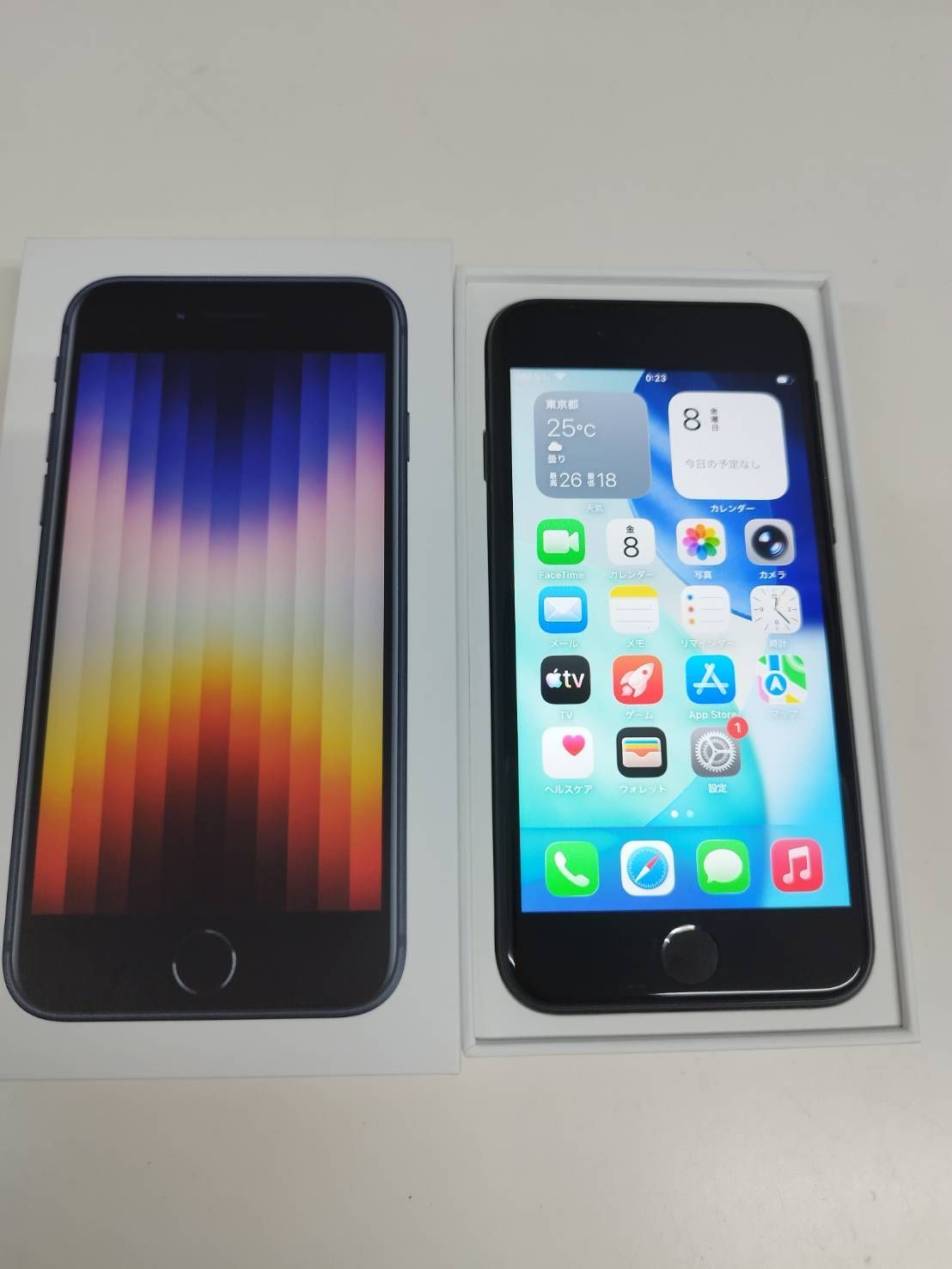 【良品】iPhone SE 第3世代/SIMフリー/A2782/64GB/ミッドナイト〈MMYC3J/A〉