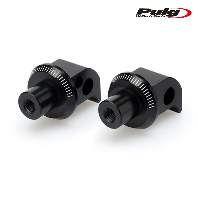 Puig 20445N ADAPTOR PASSENGER FOOTPEGS YAMAHA MT-07 TRACER (20-21) プーチ フットペグ アダプター