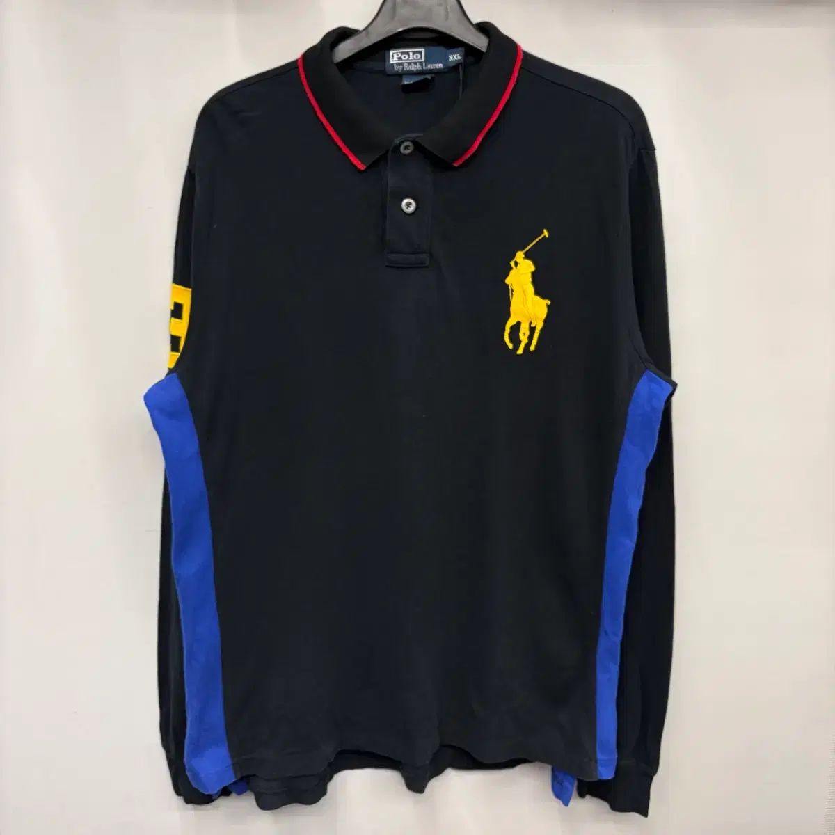 ポロ ラルフローレン BIG ポニー バイカラー 長袖 PK 2XL