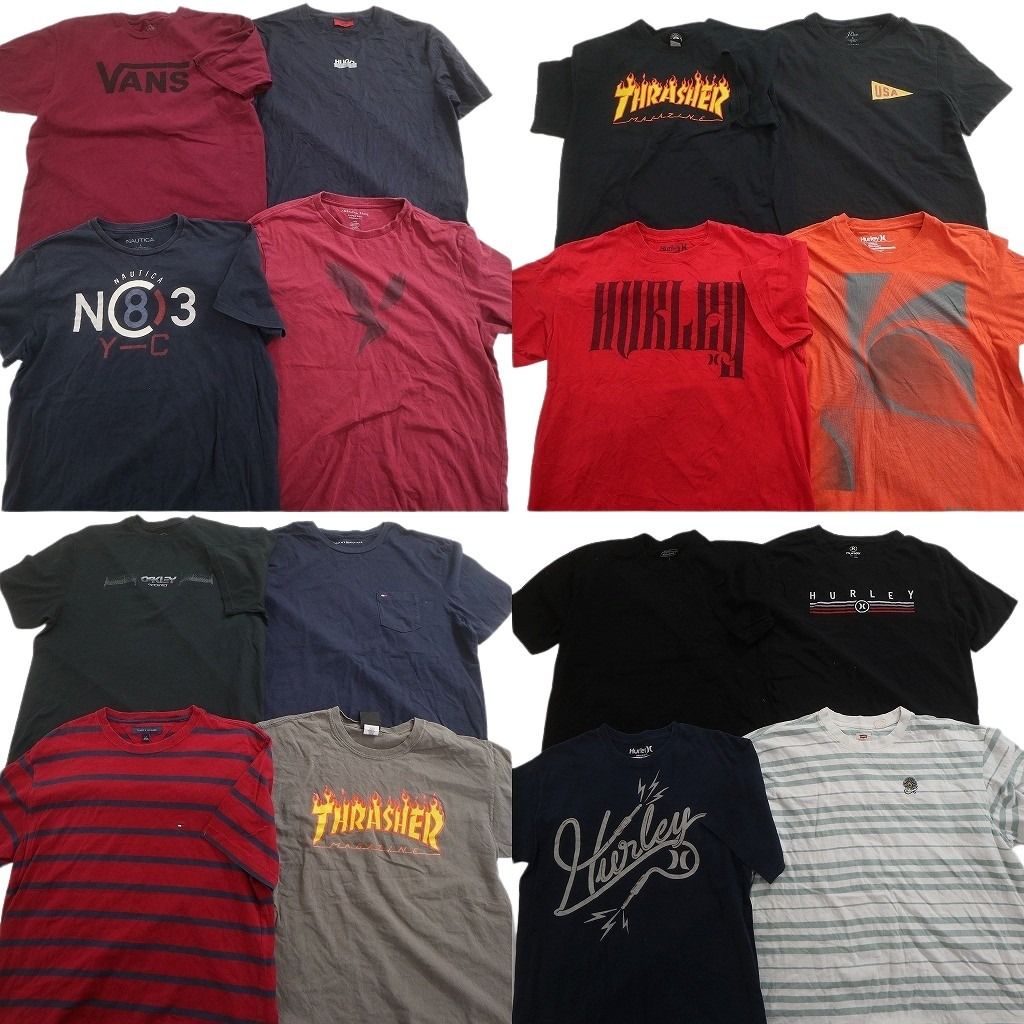 古着卸 まとめ売り ブランドMIX Tシャツ 16枚セット ( メンズ L ) ノーティカ トミー ディッキーズ リーバイス 中古 古着 NE7014 9,017円