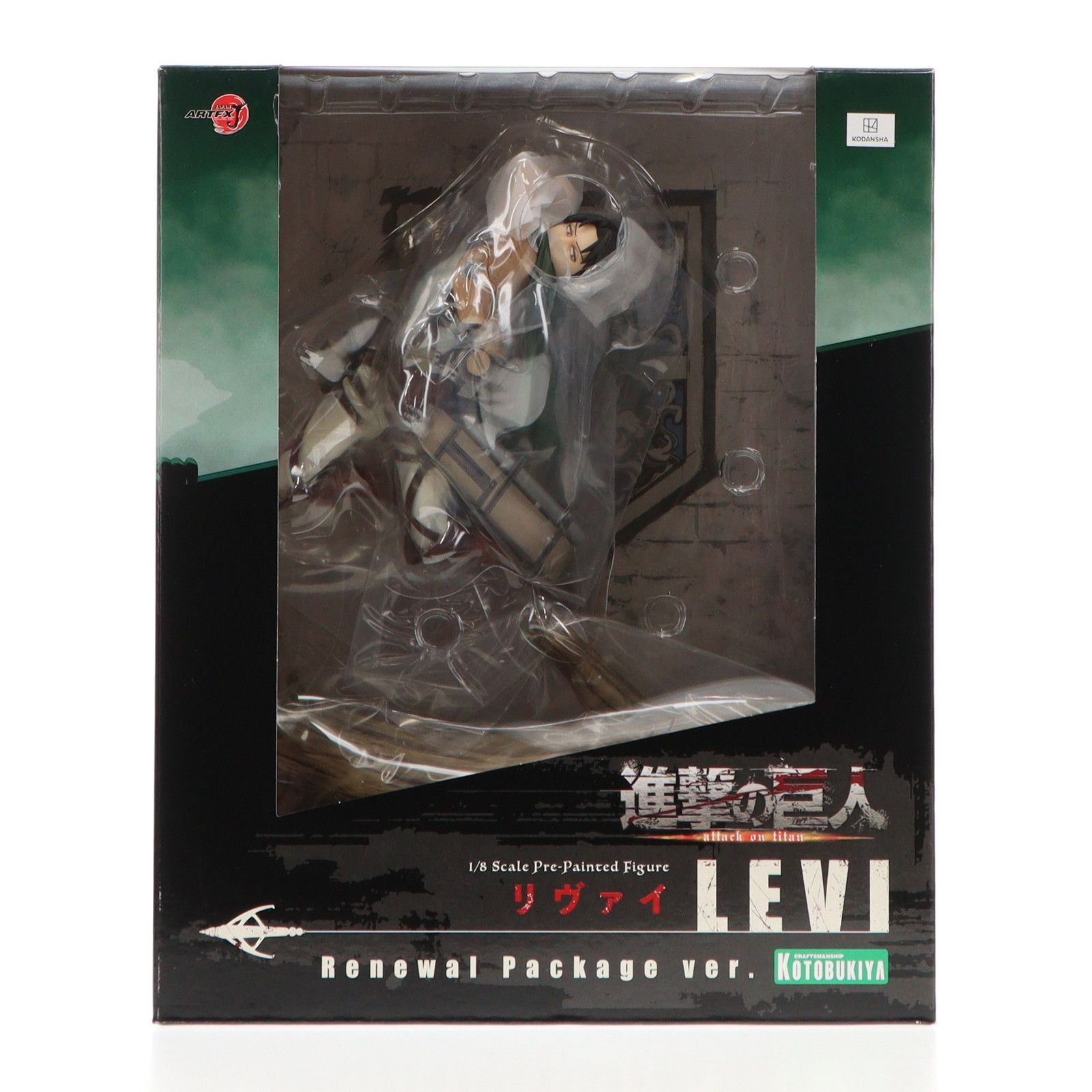 ARTFX J 레비 리뉴얼 패키지 ver.진격의 거인 1/8 컴플리트 피규어 (PP803) 코토부키야
