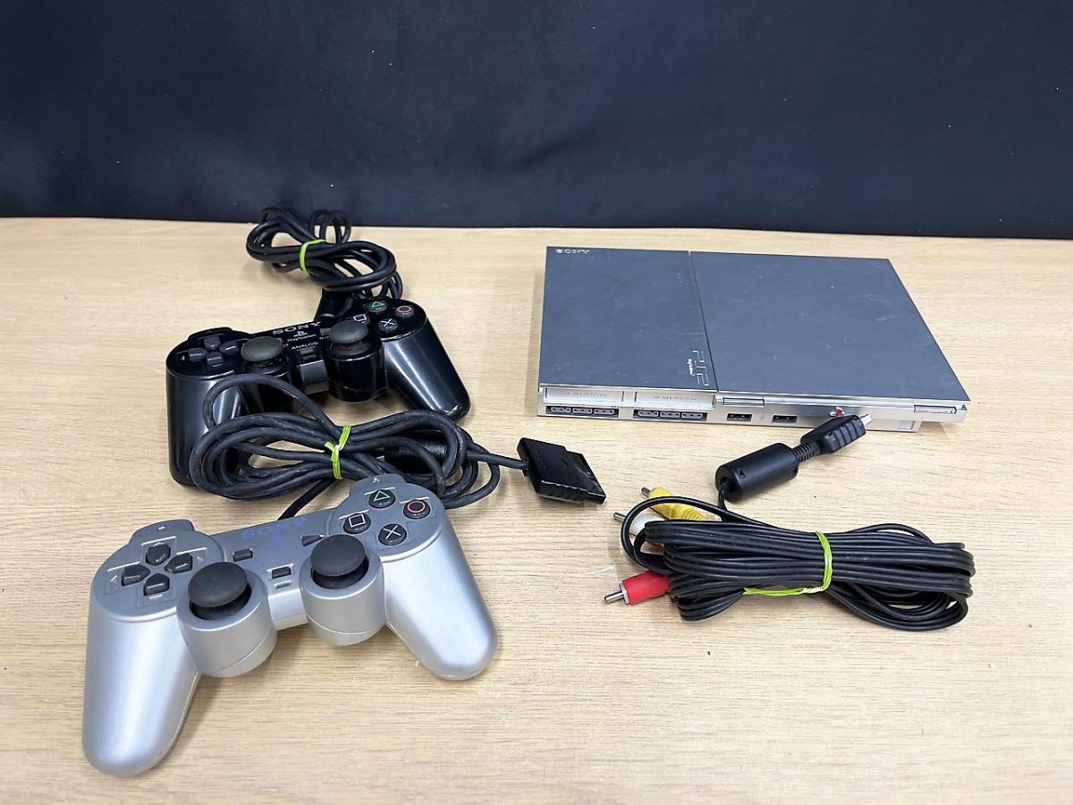 【現状品】 SONY ソニー PlayStation2 PS2 プレイステーション2 本体/コントローラー 2点 SCPH-90000/SCPH-10010