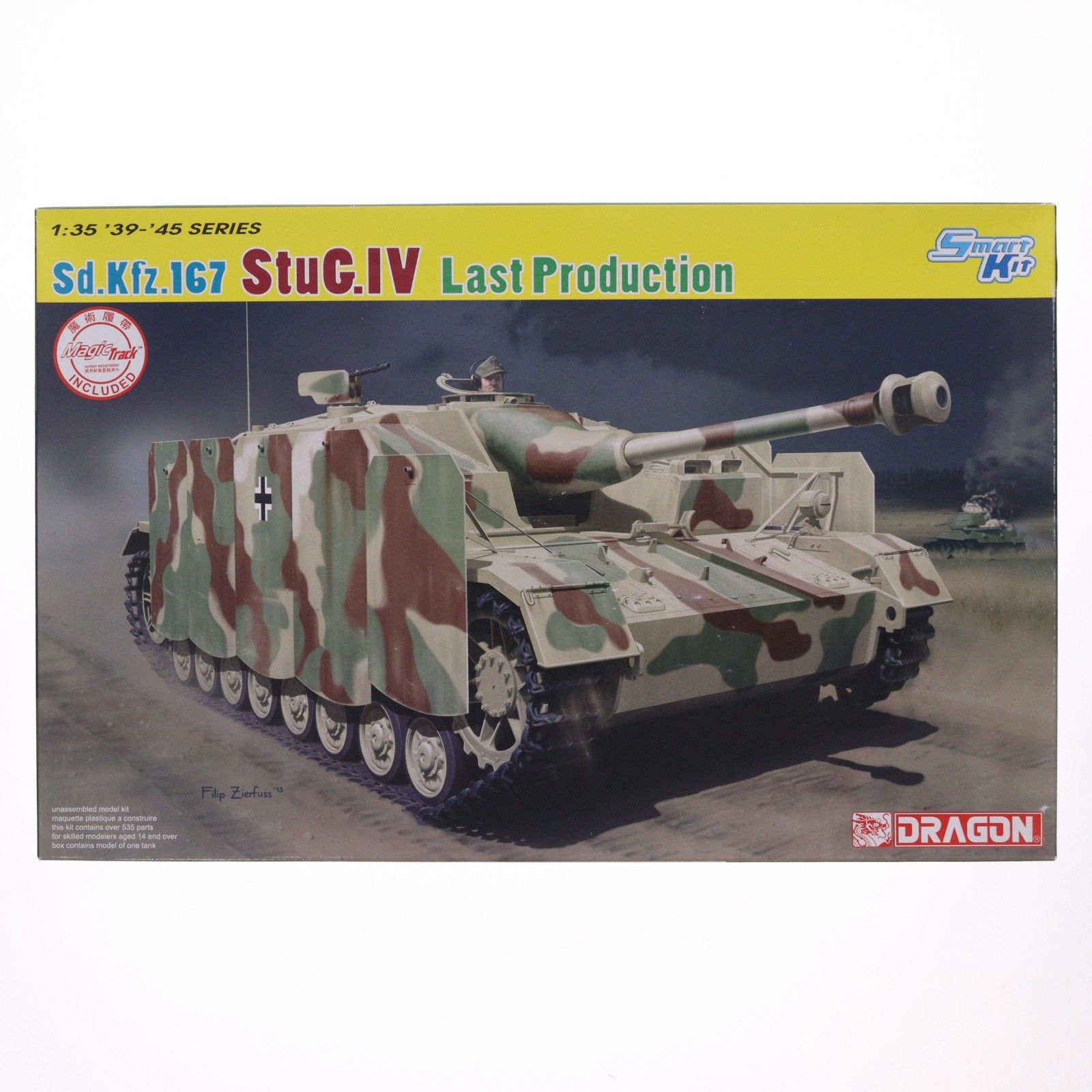 1/35 WW.II ドイツ軍 Sd.Kfz.167 IV号突撃砲最終生産型(スマートキット) w/マジックトラック プラモデル(DR6647MT) DRAGON(ドラゴン)